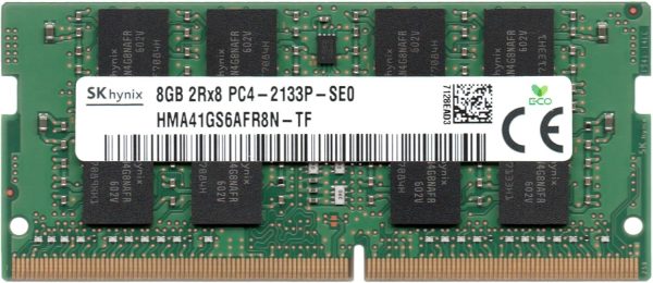HYNIX 8GB DDR4 SoDimm Non ECC PC4-17000 2133Mhz 2Rx8 Memory HMA41GS6AFR8N-TF
