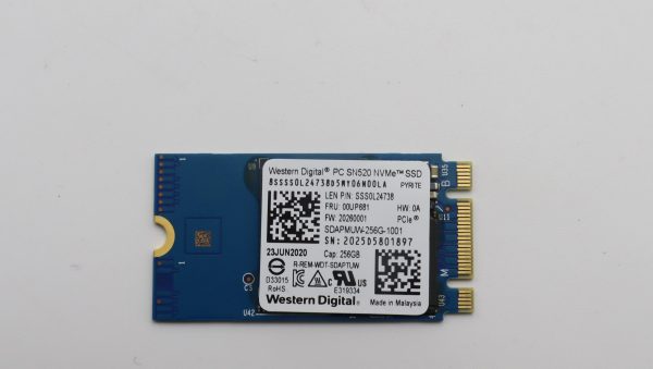Lenovo IdeaCentre 5 SSD 256GB, M.2, 2242, PCIe3x4 NVMe 5SS0V26437 01LX208 5SS0W79484 00UP747