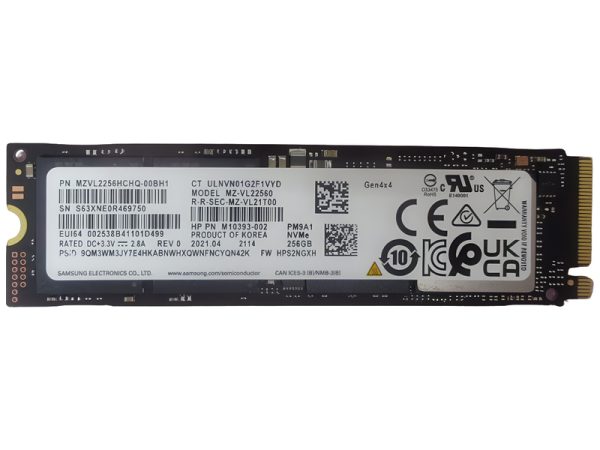 HP Pro Mini 400 G9 SSD 256G ZTurbo PCIe4x4 22